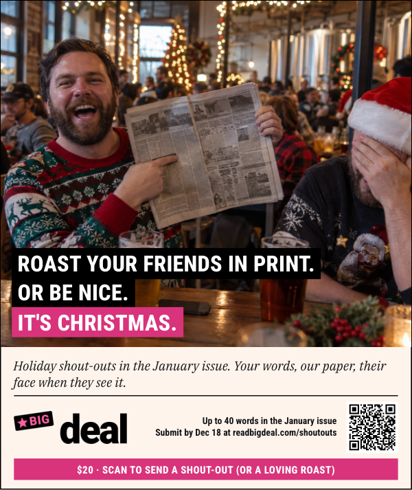 Holiday Shout-Outs ad